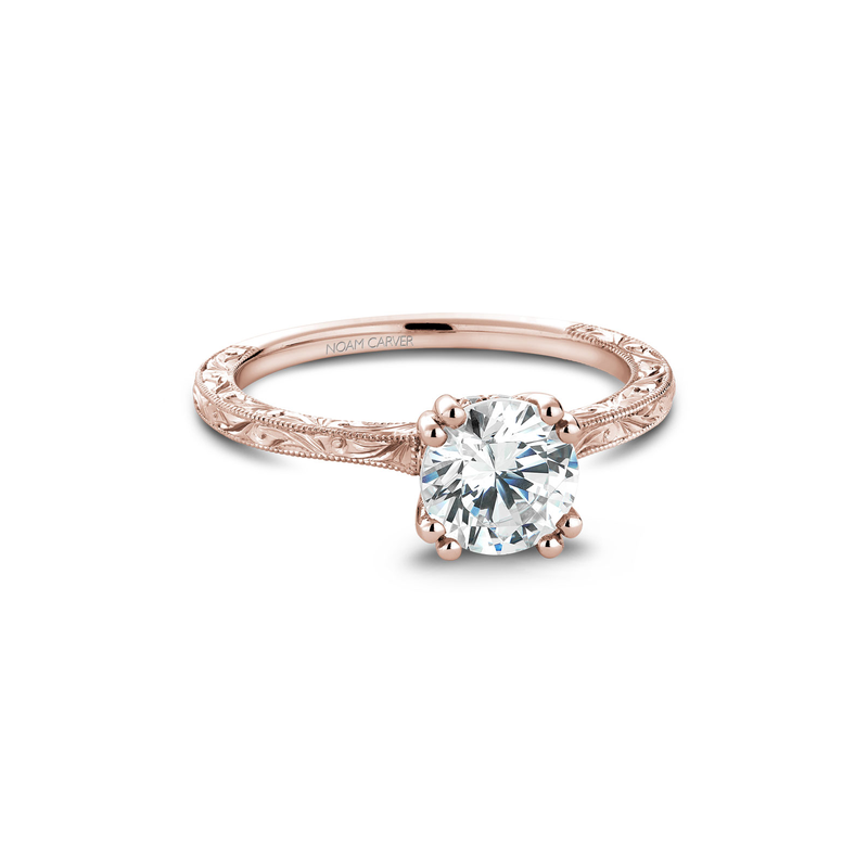 Noam Carver Vintage Engagement Ring B004-02REA