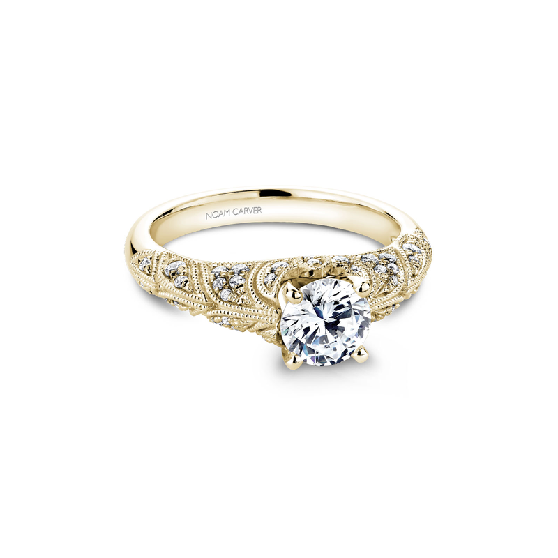 Noam Carver Vintage Engagement Ring B056-01YA
