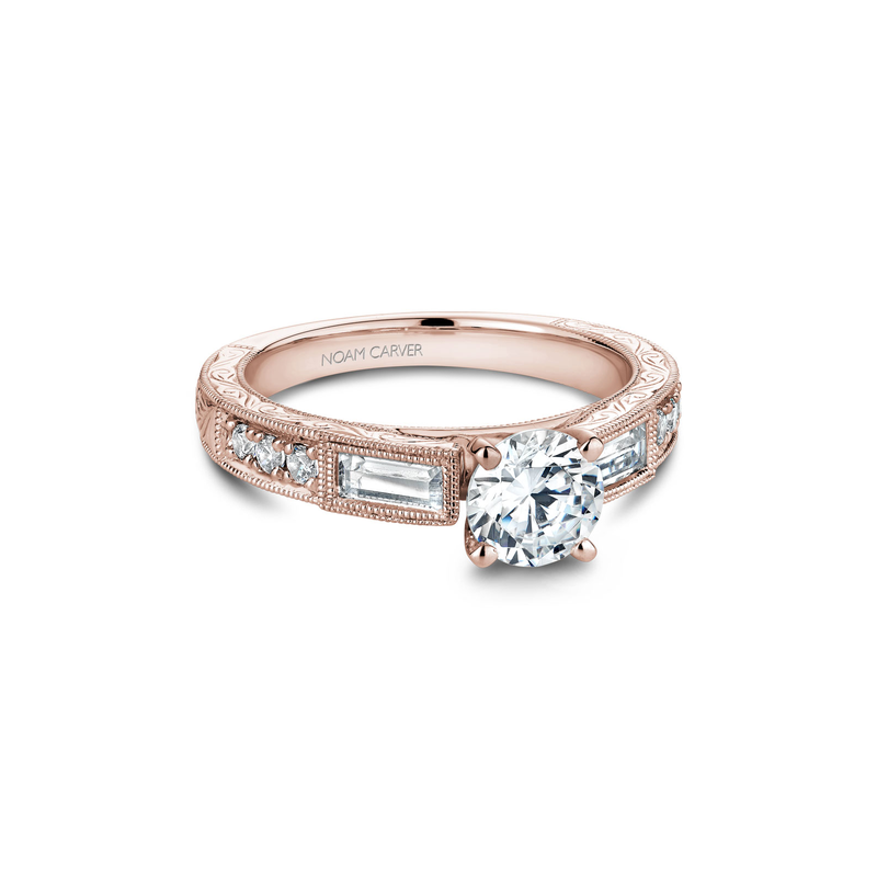 Noam Carver Vintage Engagement Ring B058-01RA