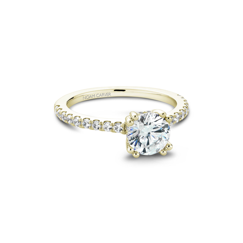 Noam Carver Solitaire Engagement Ring B004-01YA