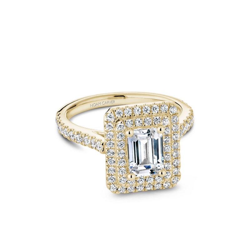 Noam Carver Halo Engagement Ring R051-04YA