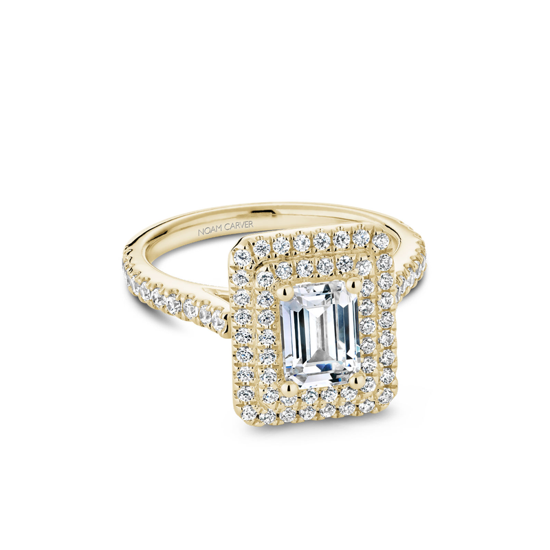 Noam Carver Halo Engagement Ring R051-04YA
