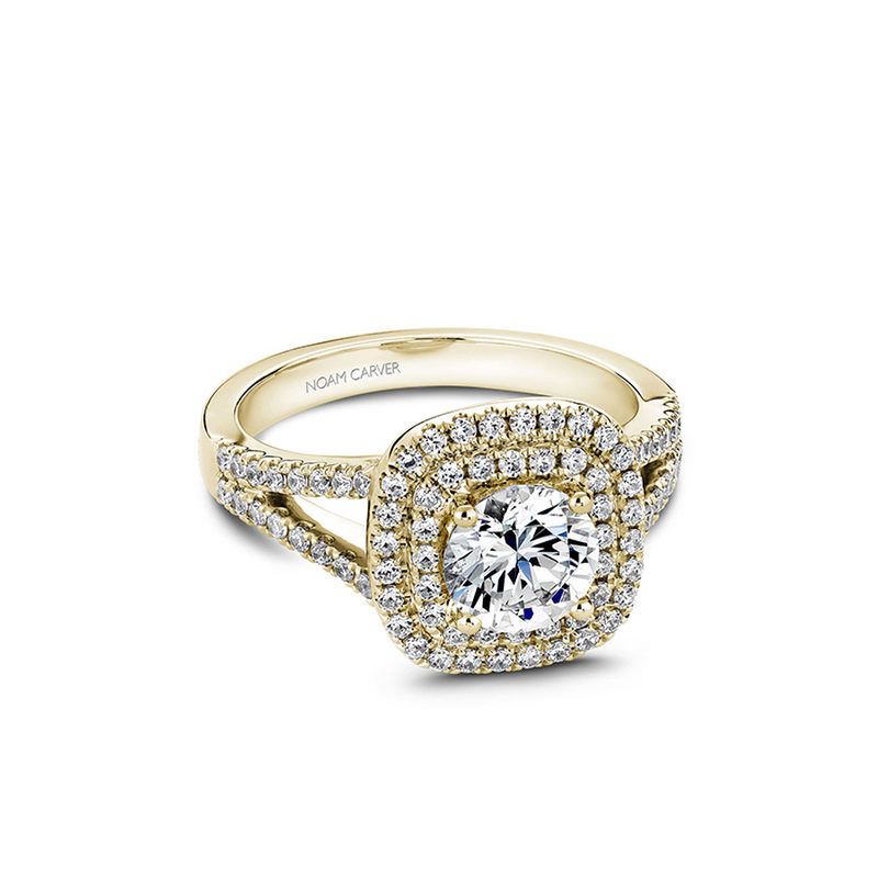 Noam Carver Halo Engagement Ring B035-01YA