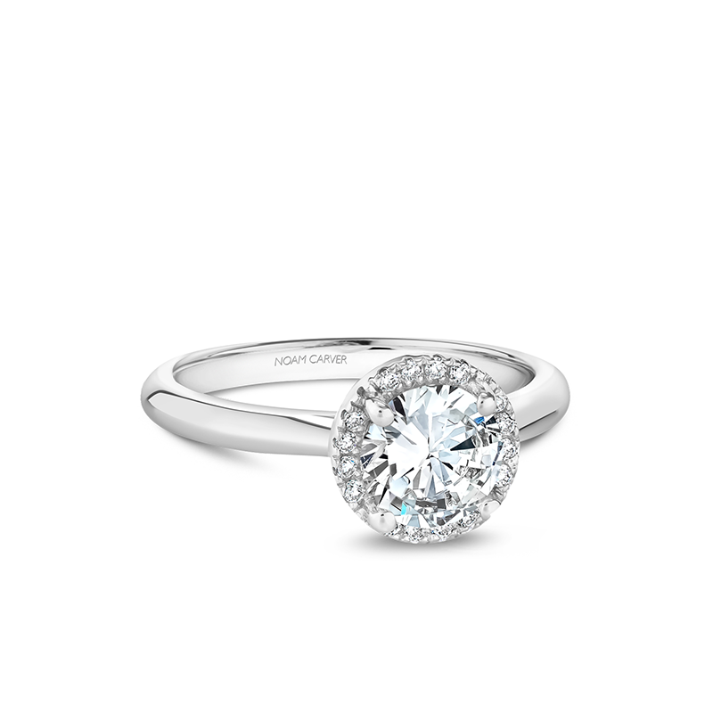 Noam Carver Halo Engagement Ring B260-01A