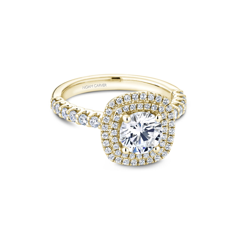 Noam Carver Halo Engagement Ring B222-01YA