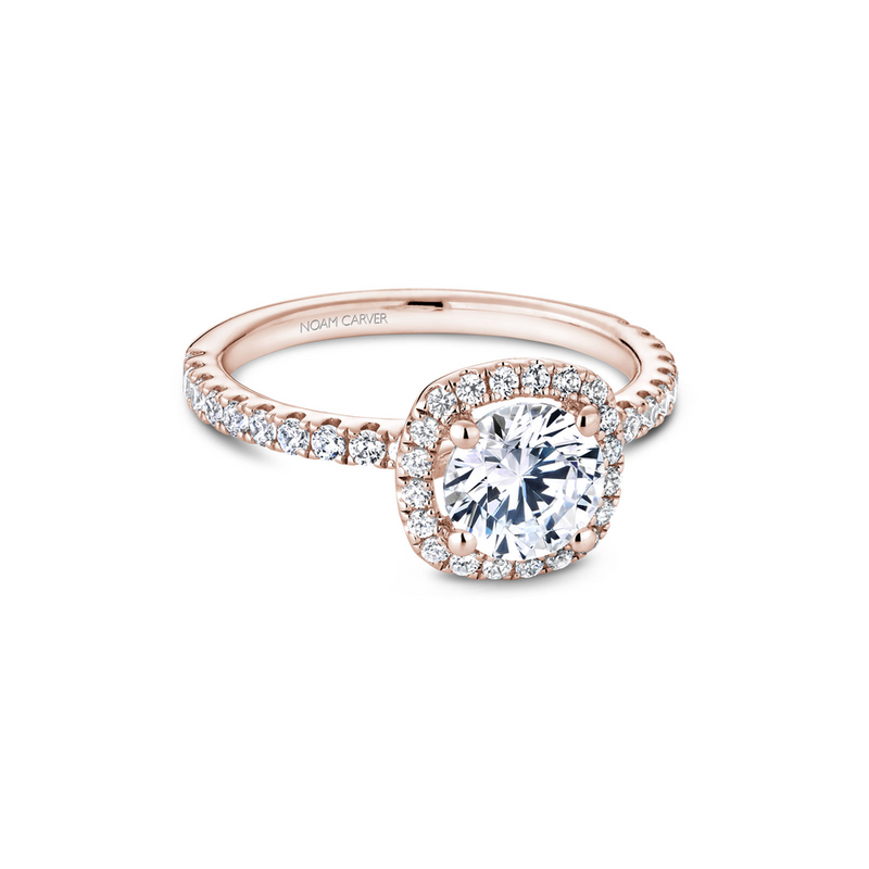 Noam Carver Halo Engagement Ring B223-01RA