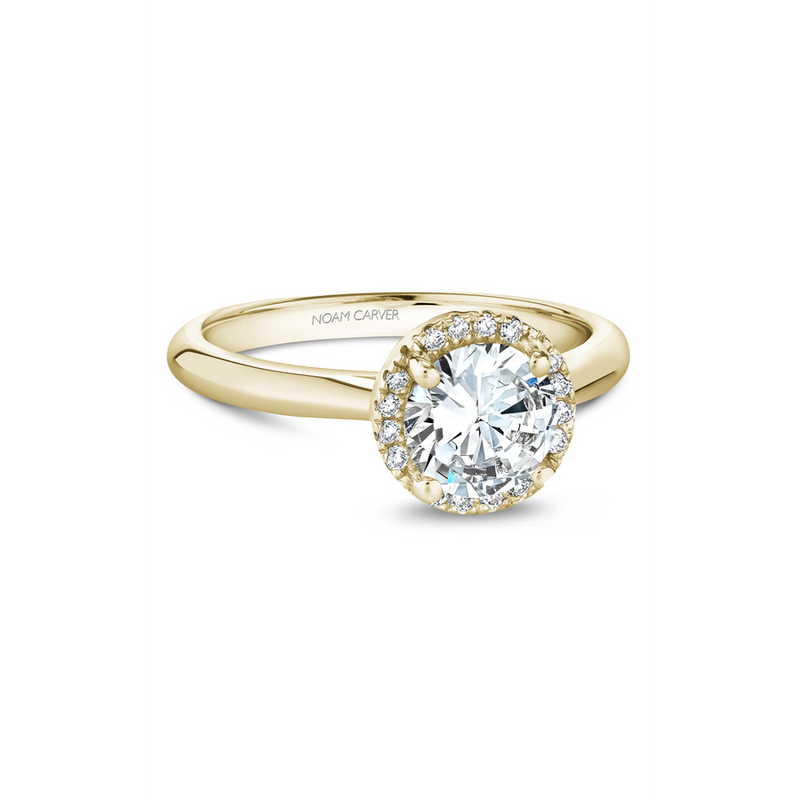 Noam Carver Halo Engagement Ring B260-01YA