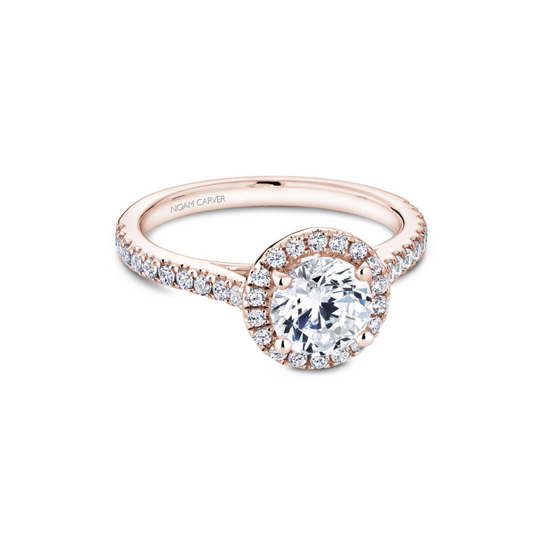 Noam Carver Halo Engagement Ring R050-01RA