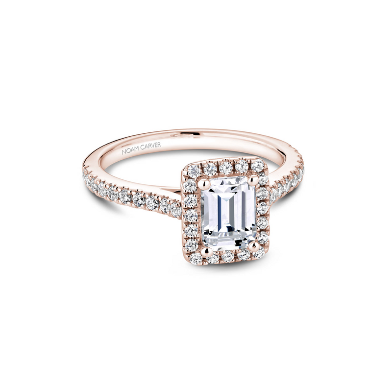 Noam Carver Halo Engagement Ring R050-04RA