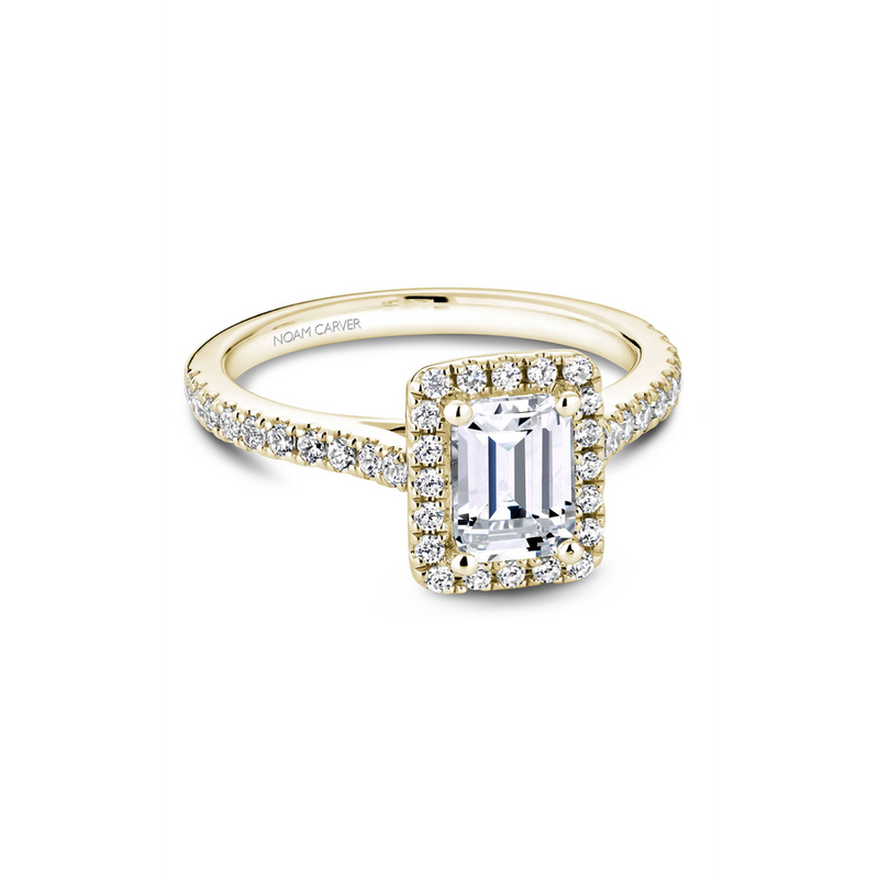 Noam Carver Halo Engagement Ring R050-04YA