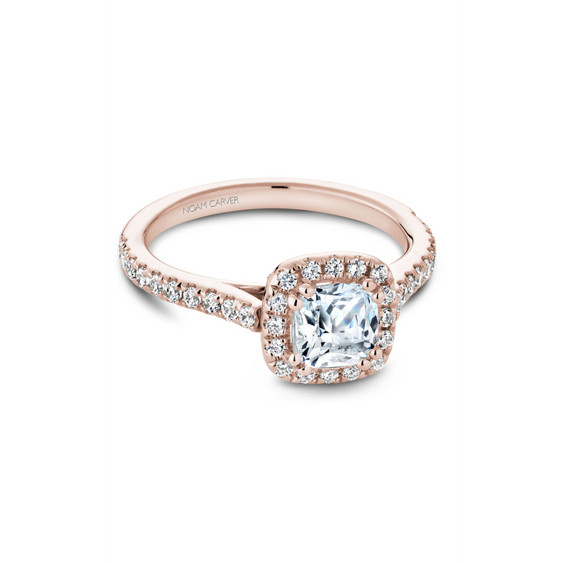 Noam Carver Halo Engagement Ring R050-05RA