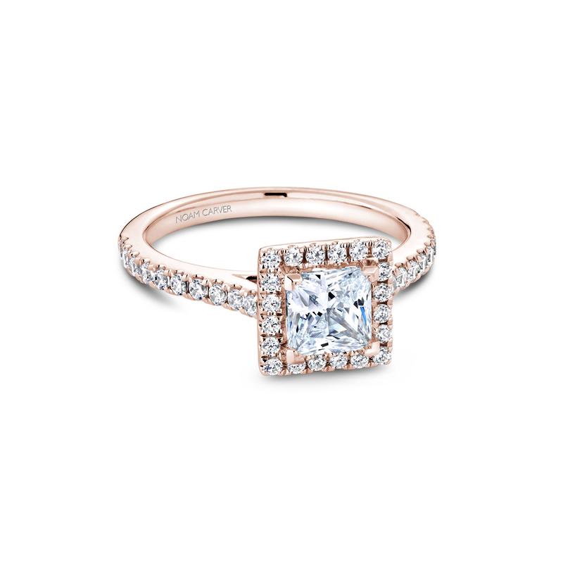 Noam Carver Halo Engagement Ring R050-06RA