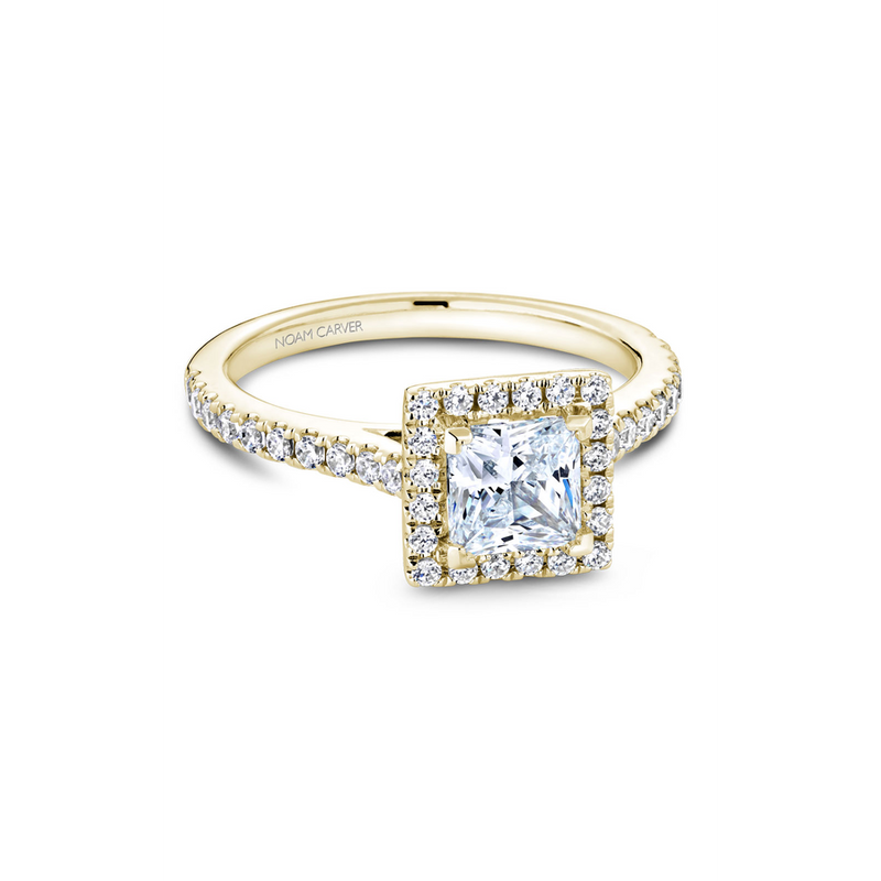 Noam Carver Halo Engagement Ring R050-06YA