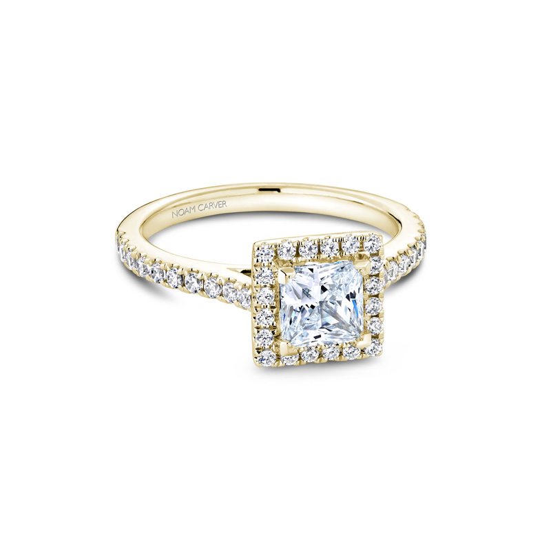 Noam Carver Halo Engagement Ring R050-06YA