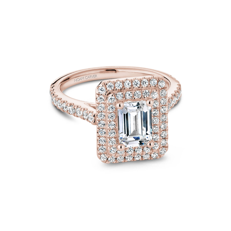 Noam Carver Halo Engagement Ring R051-04RA