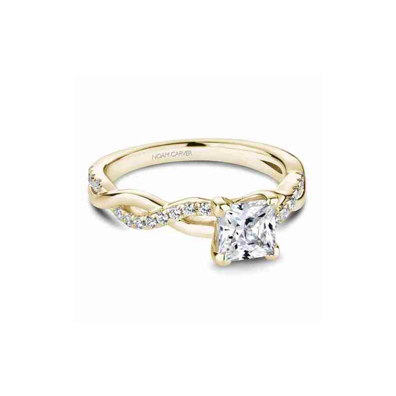 Noam Carver Twist Band Engagement Ring B185-01YA