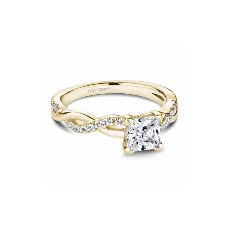 Noam Carver Twist Band Engagement Ring B185-01YA