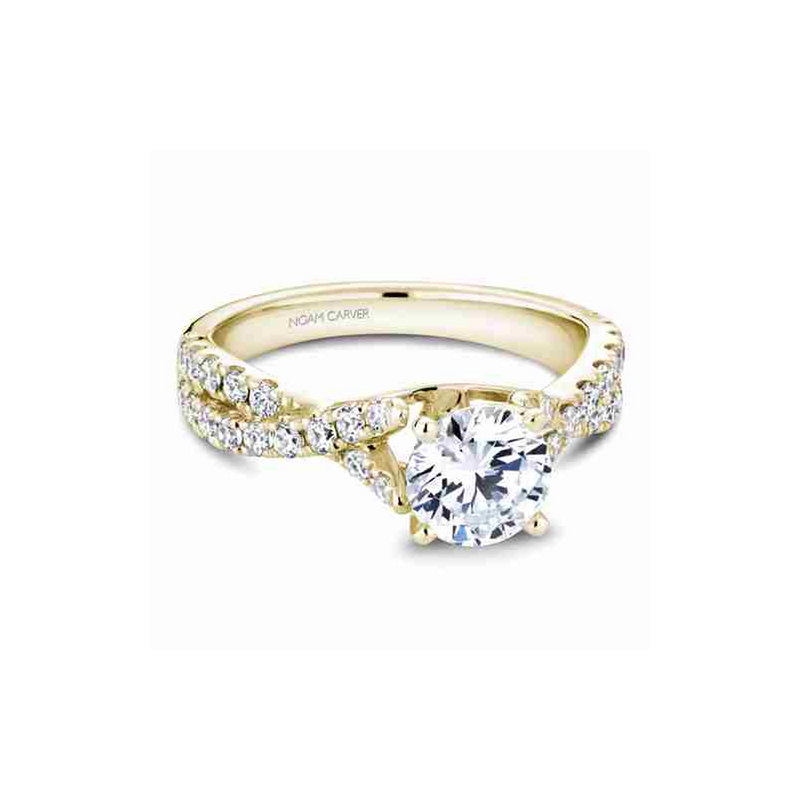 Noam Carver Twist Band Engagement Ring B154-01YA