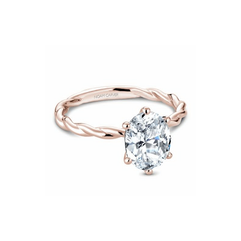 Noam Carver Twist Band Engagement Ring B167-01RA