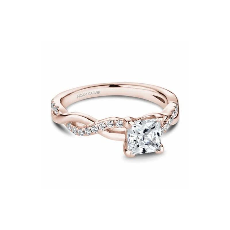 Noam Carver Twist Band Engagement Ring B185-01RA