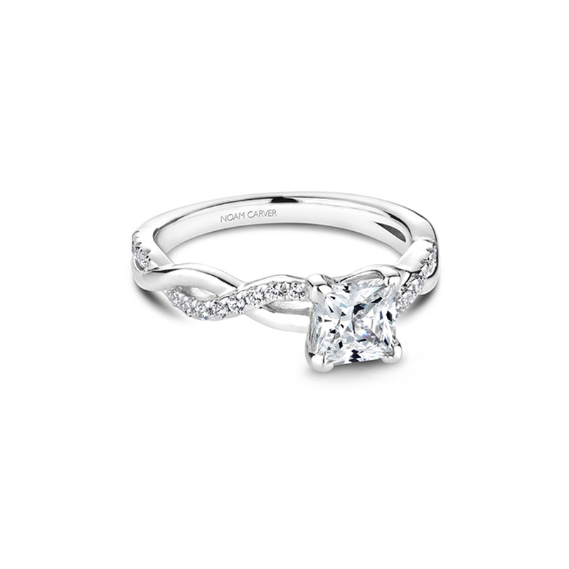 Noam Carver Twist Band Engagement Ring B185-01A