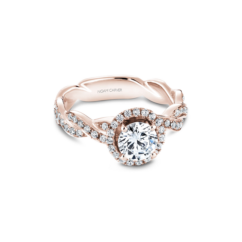 Noam Carver Twist Band Engagement Ring B060-01RA