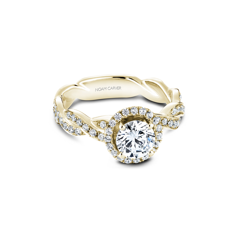 Noam Carver Twist Band Engagement Ring B060-01YA