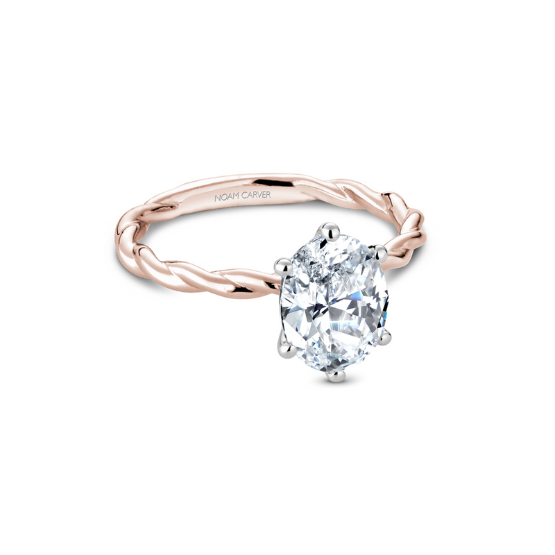 Noam Carver Twist Band Engagement Ring B167-01RWA