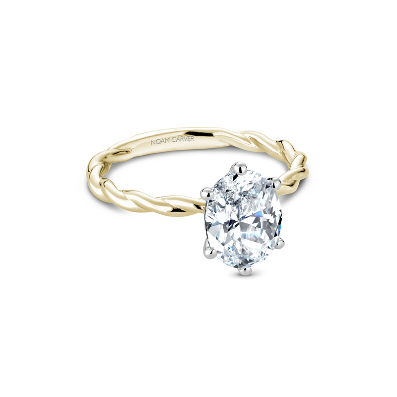 Noam Carver Twist Band Engagement Ring B167-01YWA