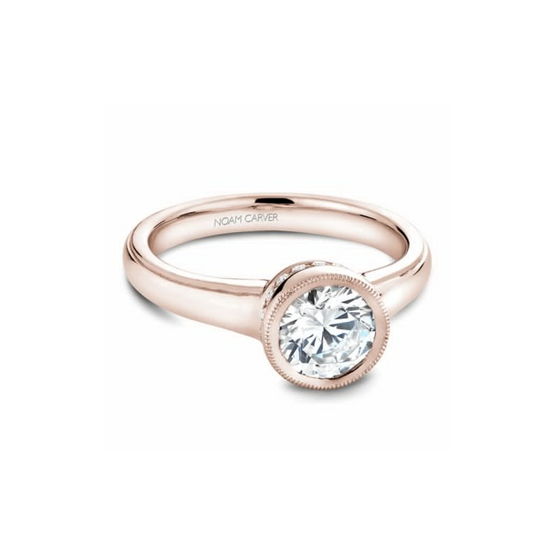 Noam Carver Bezel Engagement Ring B025-01RA