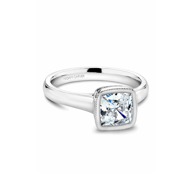 Noam Carver Bezel Engagement Ring B026-01A