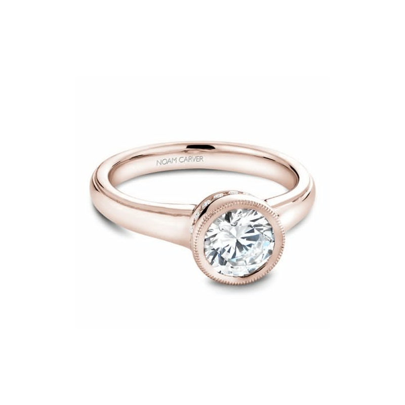 Noam Carver Bezel Engagement Ring B025-01RA