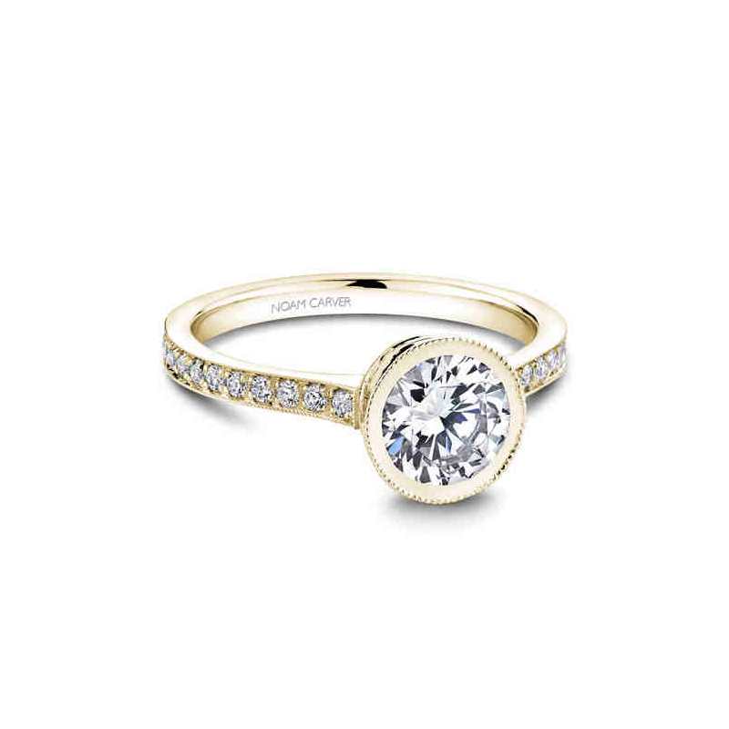 Noam Carver Bezel Engagement Ring B025-02YA