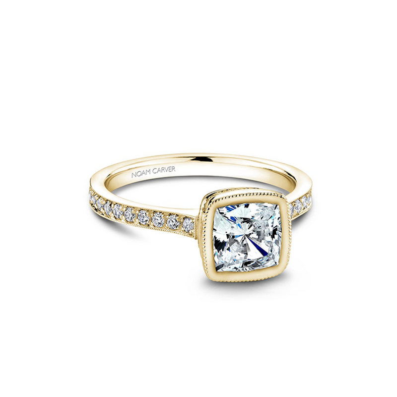 Noam Carver Bezel Engagement Ring B026-02YA