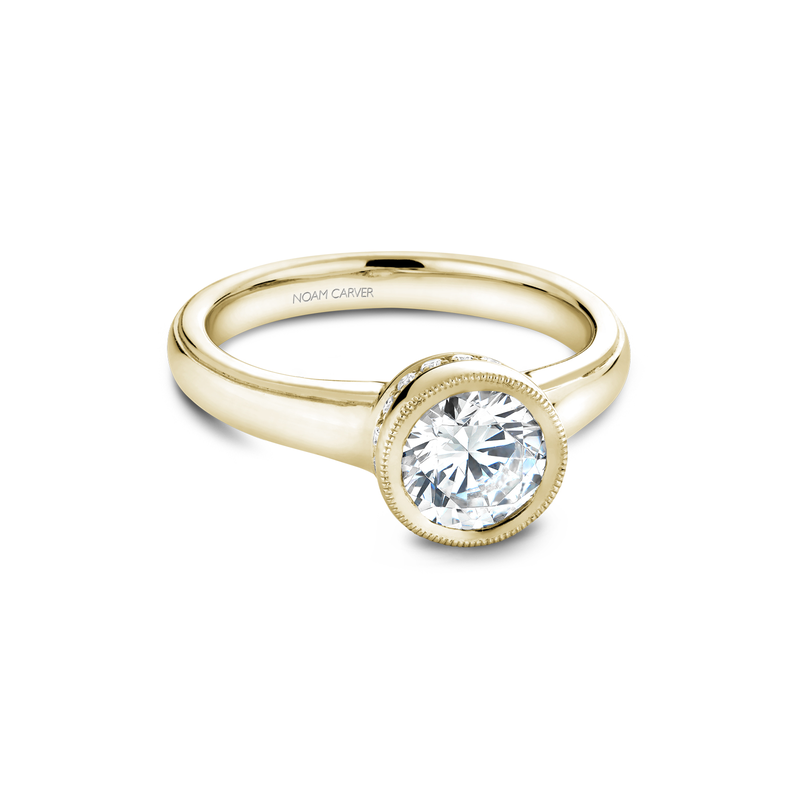 Noam Carver Bezel Engagement Ring B025-01YA