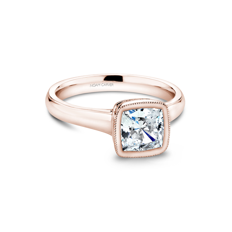 Noam Carver Bezel Engagement Ring B026-01RA
