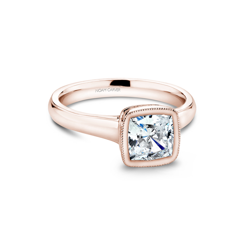 Noam Carver Bezel Engagement Ring B026-01RA