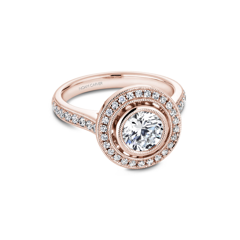 Noam Carver Bezel Engagement Ring R040-02RA