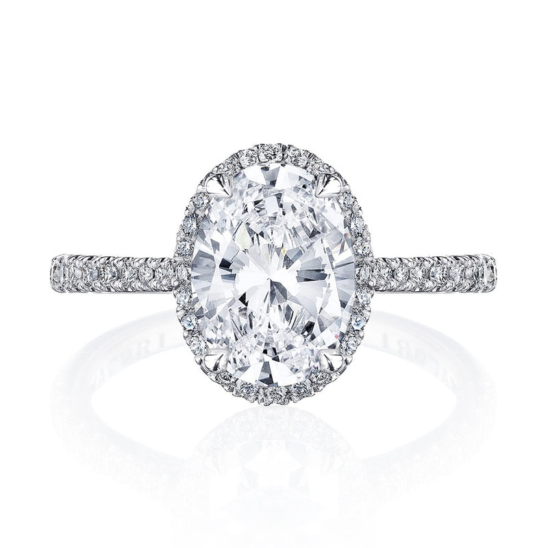 Oval Bloom Engagement Ring