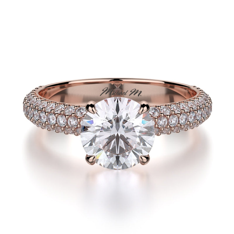 Michael M Crown Engagement Ring R699-1.5