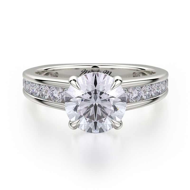 Michael M Crown Engagement Ring R705-2