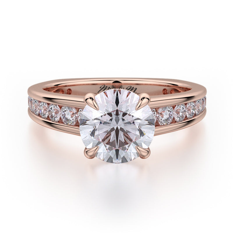 Michael M Crown Engagement Ring R705-2