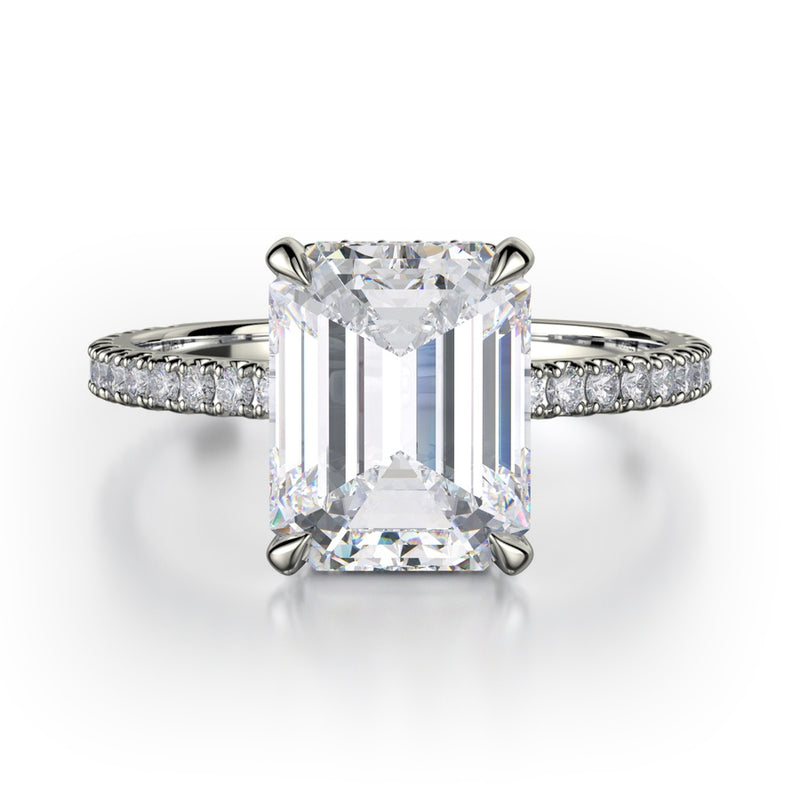 Michael M Crown Engagement Ring R715-2EM