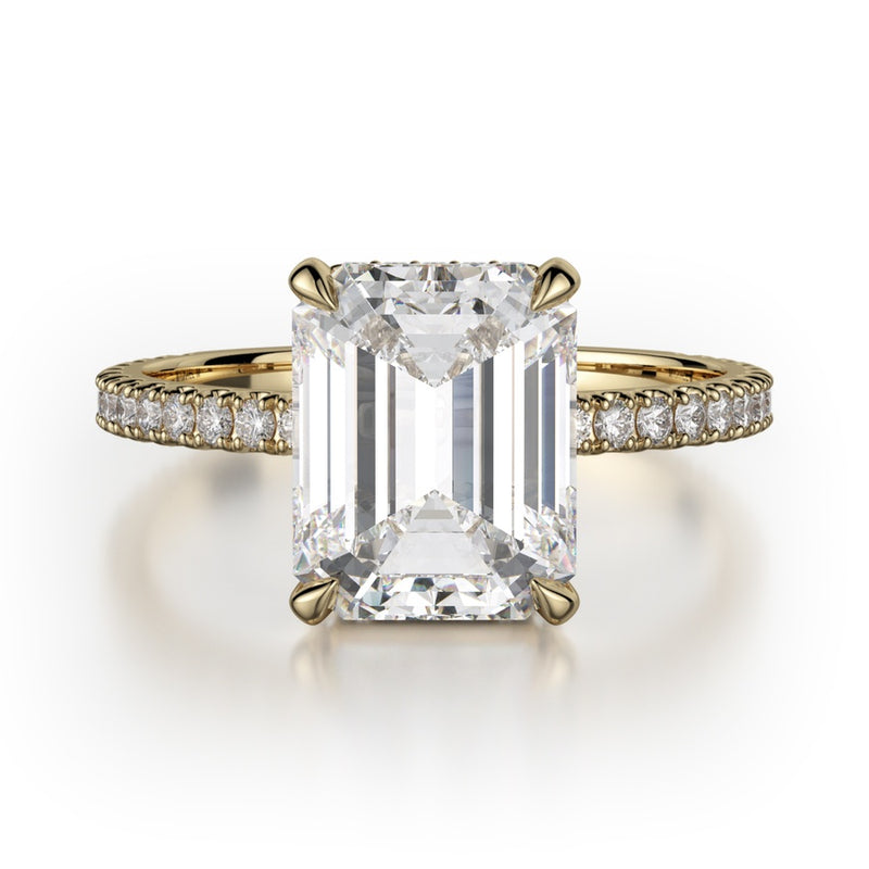 Michael M Crown Engagement Ring R715-2EM