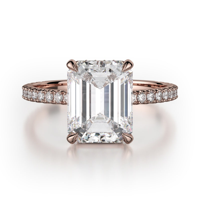 Michael M Crown Engagement Ring R715-2EM