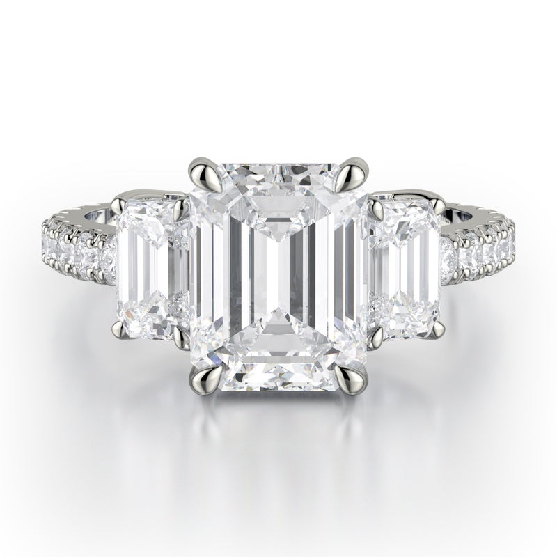 Michael M Trinity Engagement Ring R767-2.5