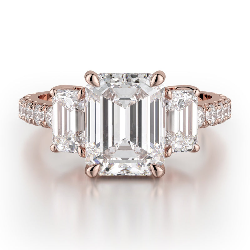 Michael M Trinity Engagement Ring R767-2.5
