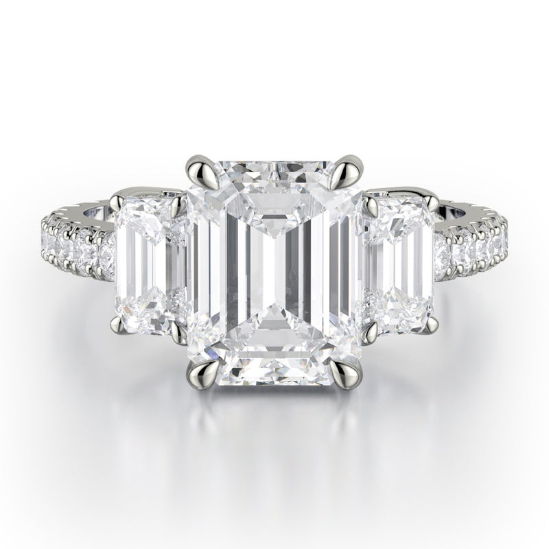 Michael M Trinity Engagement Ring R767-2.5