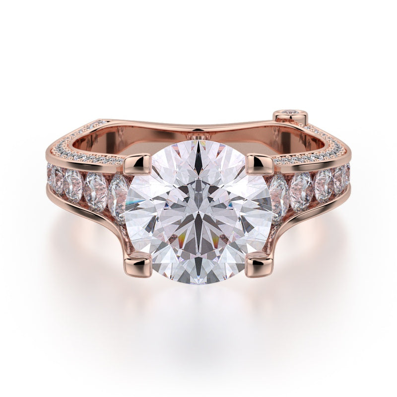 Michael M Strada Engagement Ring R675-2