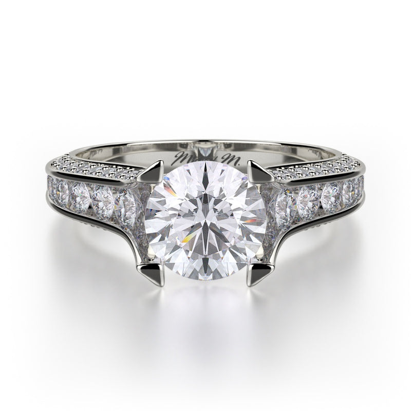 Michael M Strada Engagement Ring R678-1.5